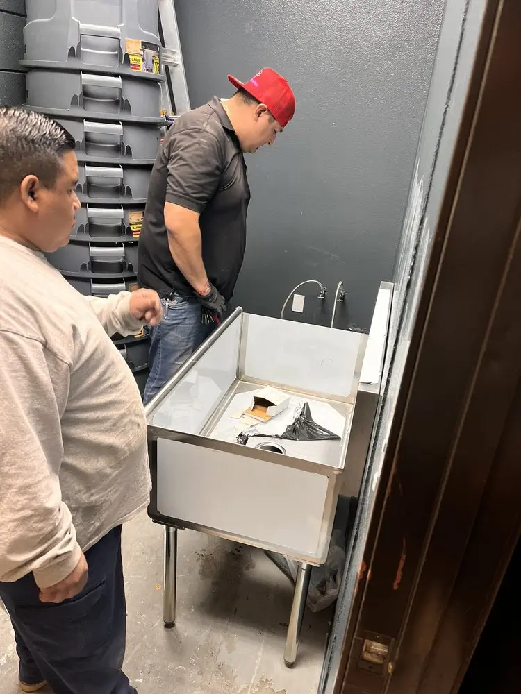 Commercial plumbing and sink installation in Walden